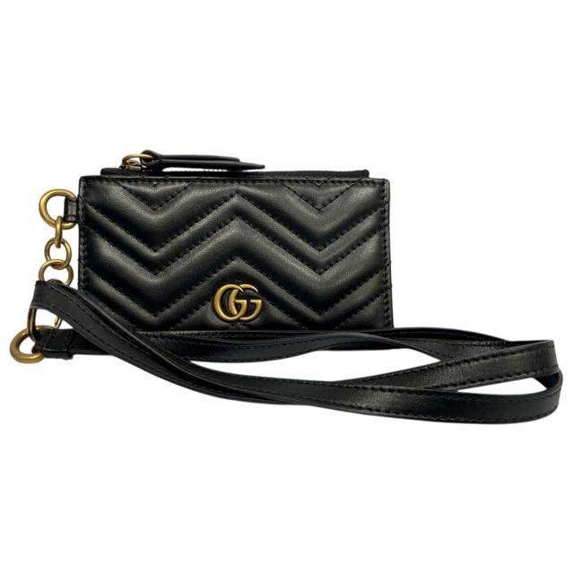 GUCCI（グッチ） ダブルG ストラップ キルティング コインケース