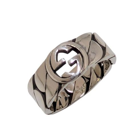 専用　新品 GUCCI インターロッキングG チェーン リング 指輪 L 国内直営**GUCCI** インターロッキングG スリム リング (GUCCI/指輪