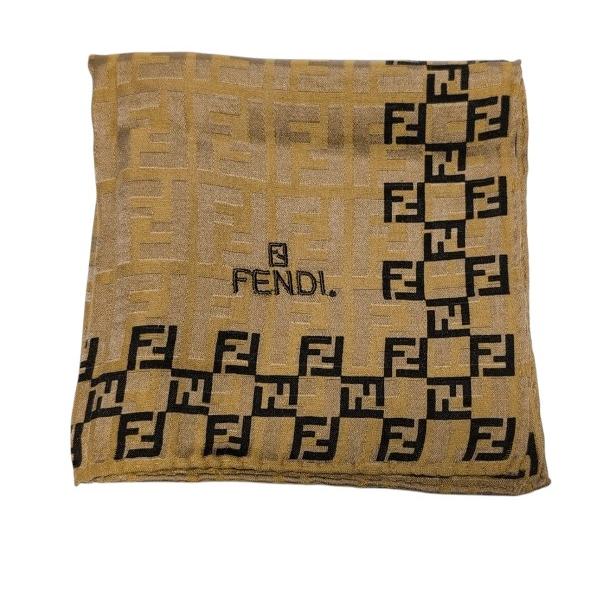 FENDI（フェンディ） ハンカチ ズッカ スカーフ ミニスカーフ scarf