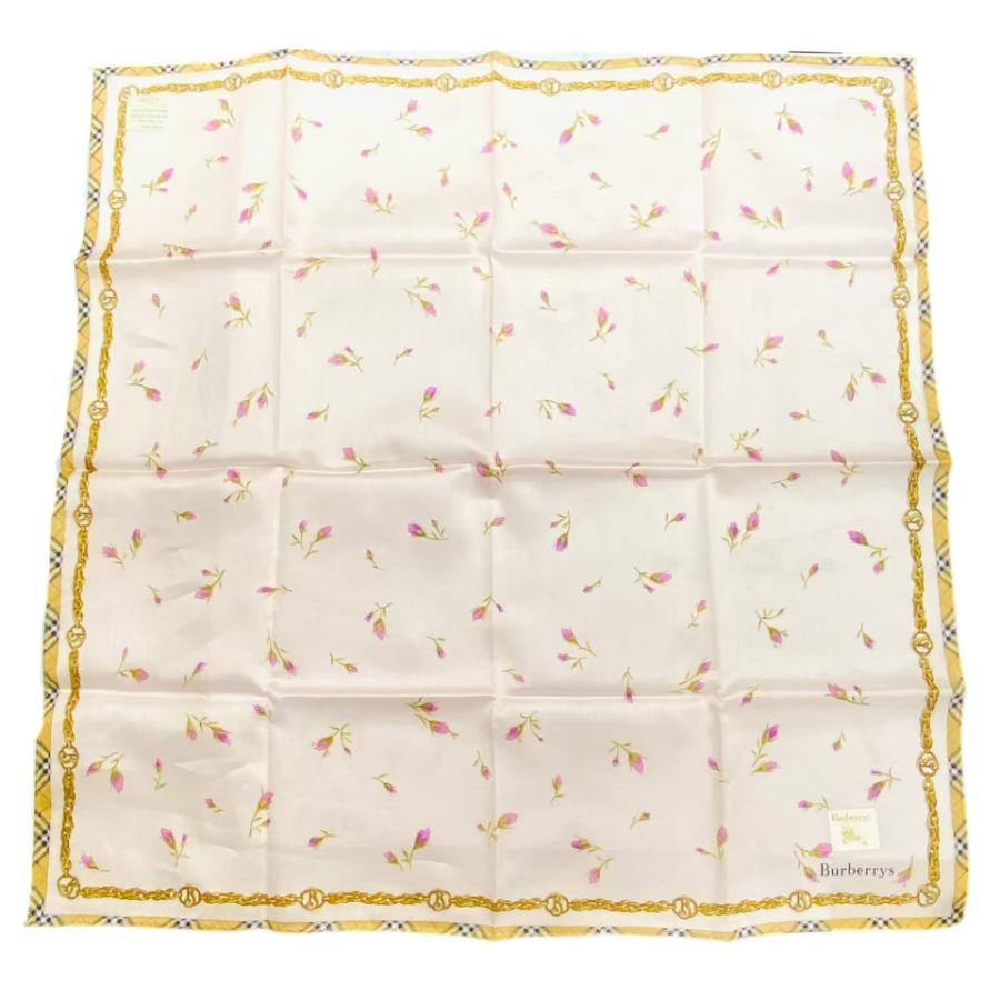 BURBERRY（バーバリー） 未使用 ハンカチ コットン スカーフ scarf 綿