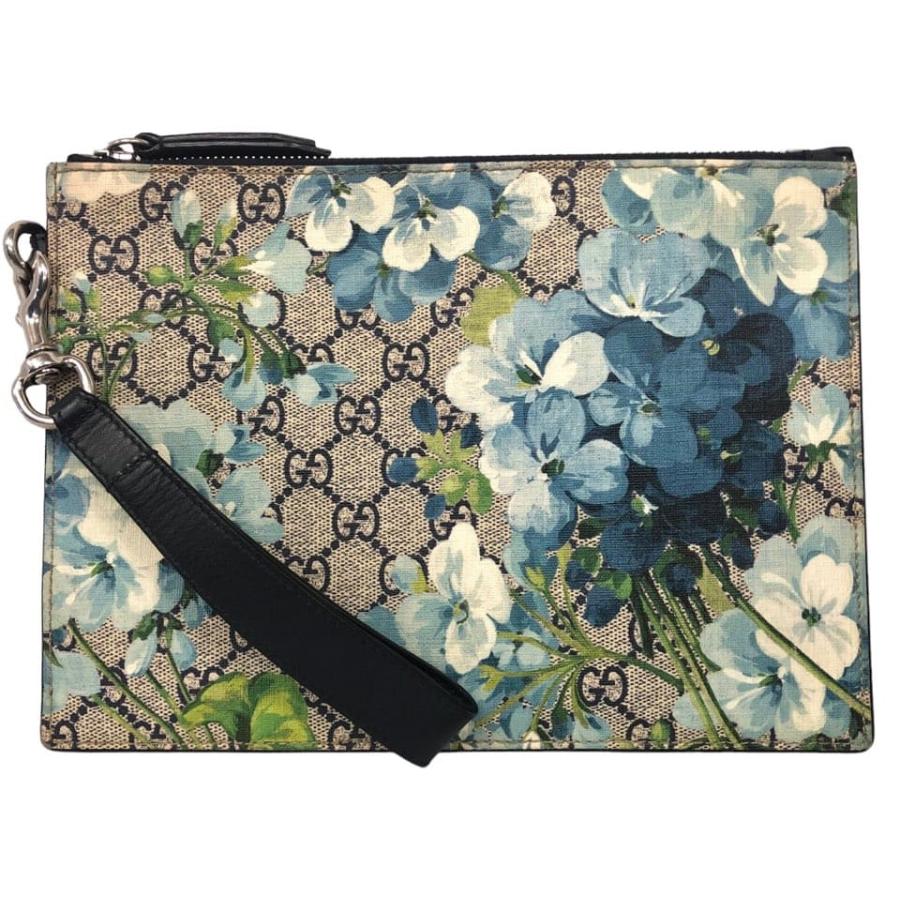 GUCCI（グッチ） セカンドバッグ ポーチ 花柄 クラッチ フラワー GG