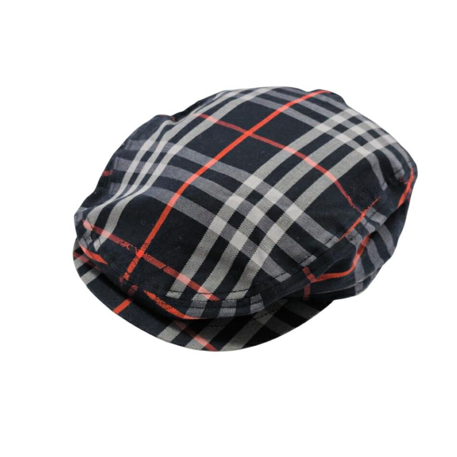 BURBERRY（バーバリー） ハンチング帽 チェック ネイビー Burberrys