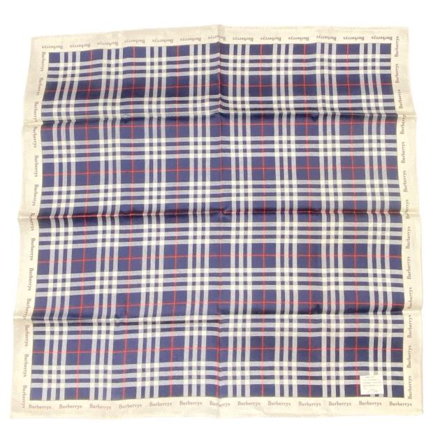 BURBERRY（バーバリー） 未使用 ハンカチ 綿 scarf スカーフ Vintage