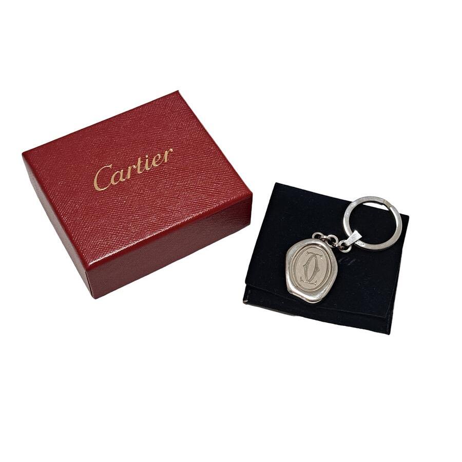 Cartier カルティエ キーリング 2Cモチーフ デコール ロゴ Cartier カルティエ キーリング 2Cモチーフ デコール ロゴ