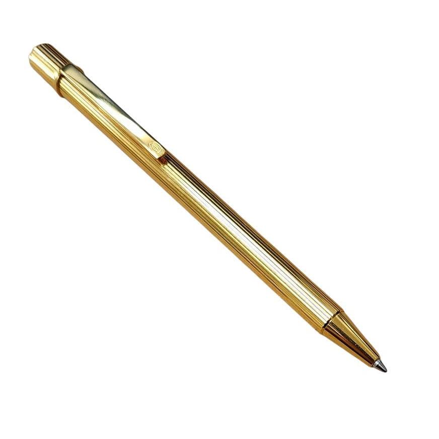 Cartier（カルティエ） マスト ドゥ ボールペン ゴールド ブルーインク