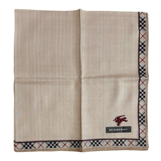 BURBERRY（バーバリー） 未使用 ハンカチ 綿 コットン 100％ チェック