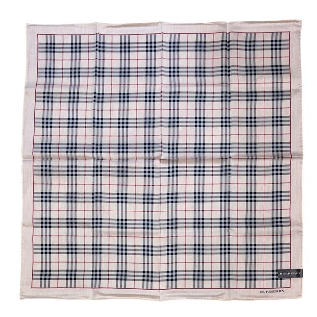 BURBERRY（バーバリー） 未使用 大判 ハンカチ スカーフ コットン