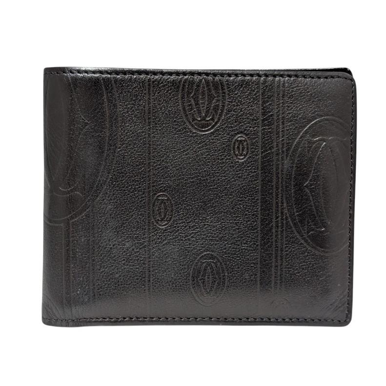 Cartier 黒色 ハッピーバースデイ　二つ折り 長財布 Cartier 黒色 ハッピーバースデイ 二つ折り 長財布 V1188271
