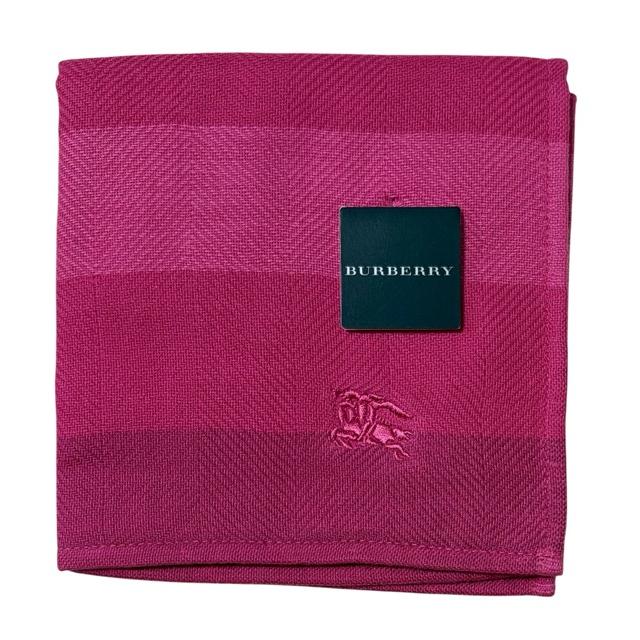 BURBERRY（バーバリー） 未使用 ハンドタオル ピンク ミニタオル
