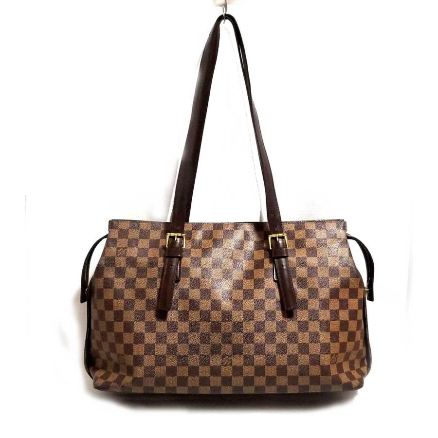LOUIS VUITTON ルイ ヴィトン チェルシー ダミエ N51119 ショルダーバッグ ブラウン 14057 レディース【中古】 s0556a LOUIS VUITTON（ルイ・ヴィトン） ダミエ チェルシー ショルダーバッグ