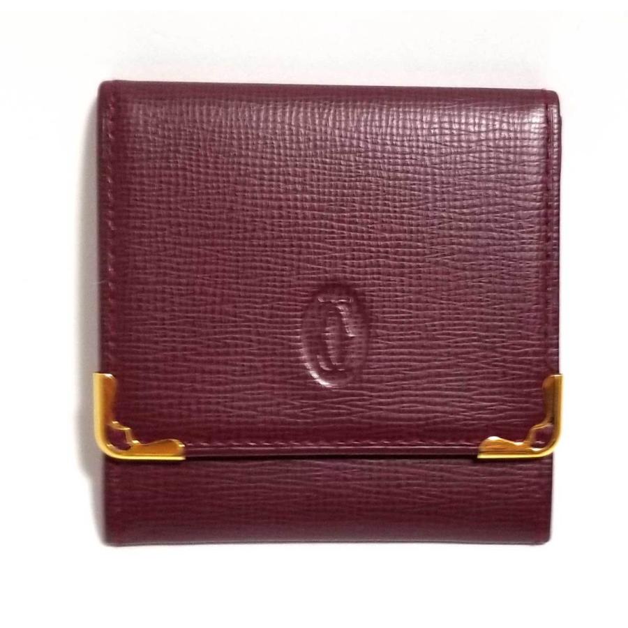 Cartier カルティエ コインケース マスト 小銭入れ ボルドー 2C Cartier カルティエ コインケース マスト 小銭入れ ボルドー 2C