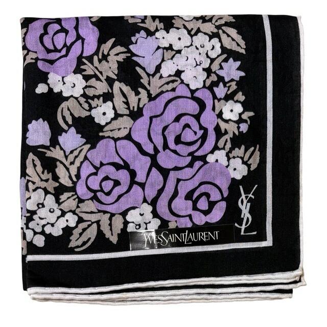 Yves Saint Laurent（イヴ・サンローラン） 未使用 ハンカチ スカーフ