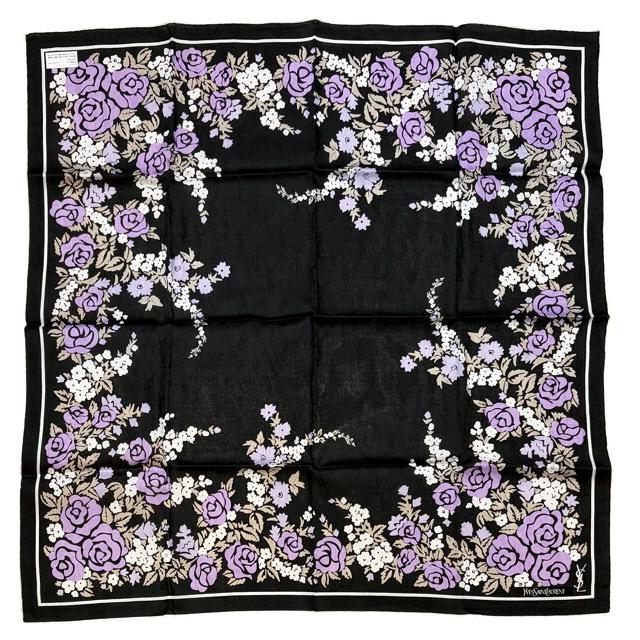 Yves Saint Laurent（イヴ・サンローラン） 未使用 ハンカチ スカーフ