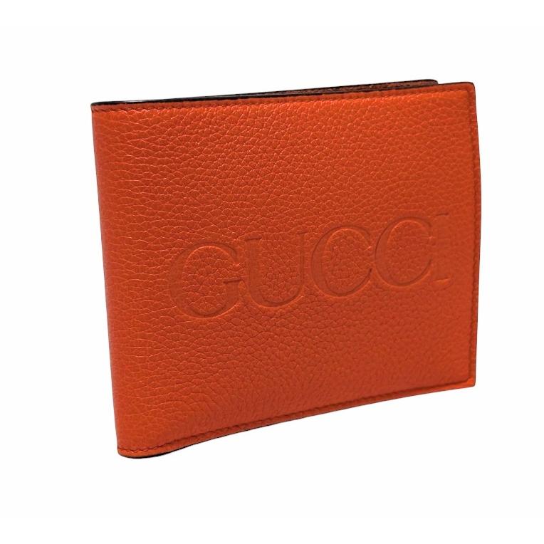 GUCCI（グッチ） 新品同様 財布 658681 型押し レザー ロゴ 小銭入れ