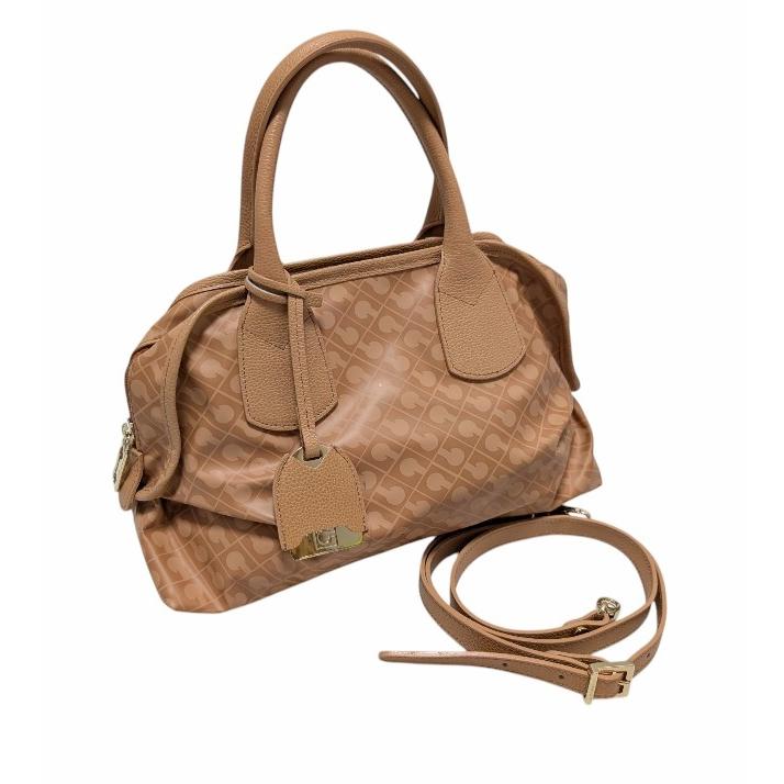 ゲラルディーニ ハンドバッグ ２WAY ショルダーバッグ　トートバッグ ＰＶＣ ブラウン レッド 茶色 トート レディース バッグ GHERARDINI GHERARDINI（ゲラルディーニ） ハンドバッグ 2WAY ショルダーバッグ