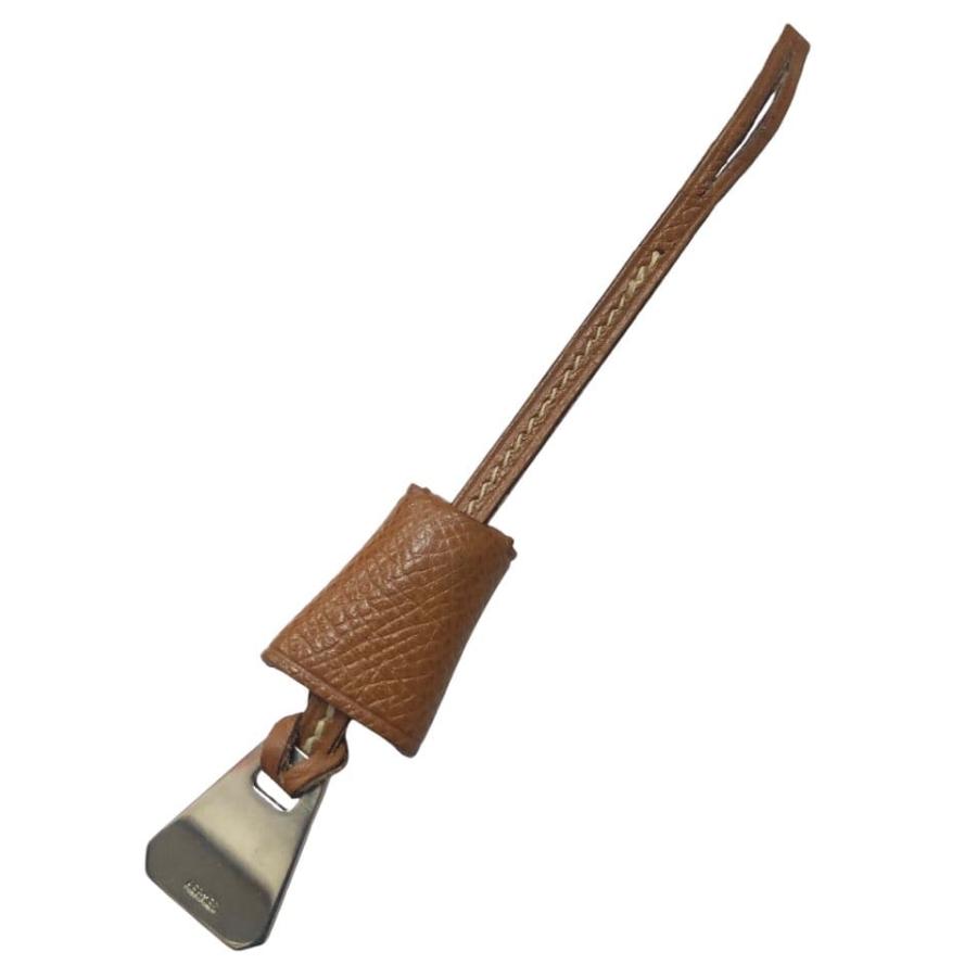 HERMES エルメス ミニクロシェット ブラウン ゴールド ボックスカーフ