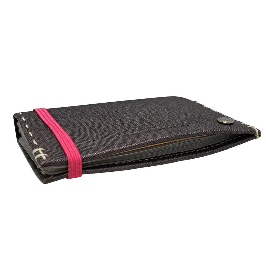 未使用 キャサリンハムネット ロンドン カードケース カードホルダー レザー 名刺入れ ブラウン ピンク KATHARINE HAMNETT LONDON メンズ レディース KATHARINE HAMNETT（キャサリンハムネット） 未使用 ロンドン カード