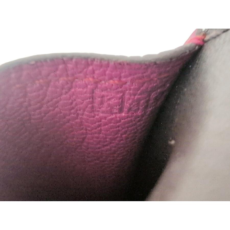 HERMES（エルメス） ペンケース ヒューゴ フューシャピンク シェーブル