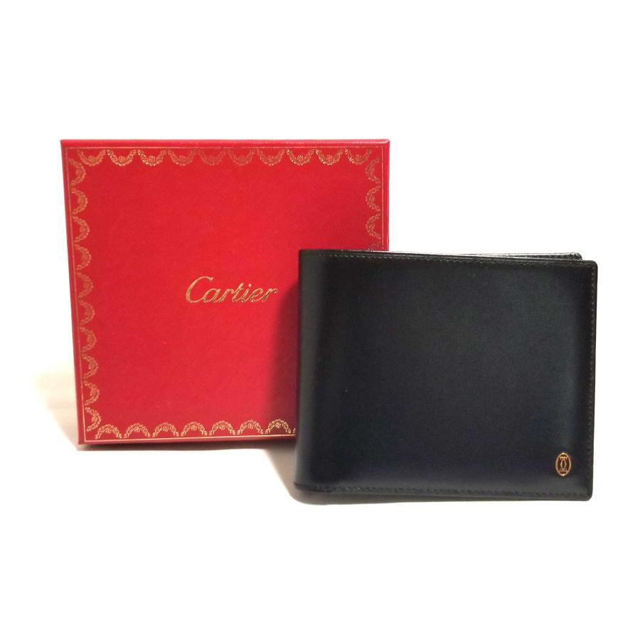 Cartier カルティエ パシャ カードケース パスケース レザー ブラック