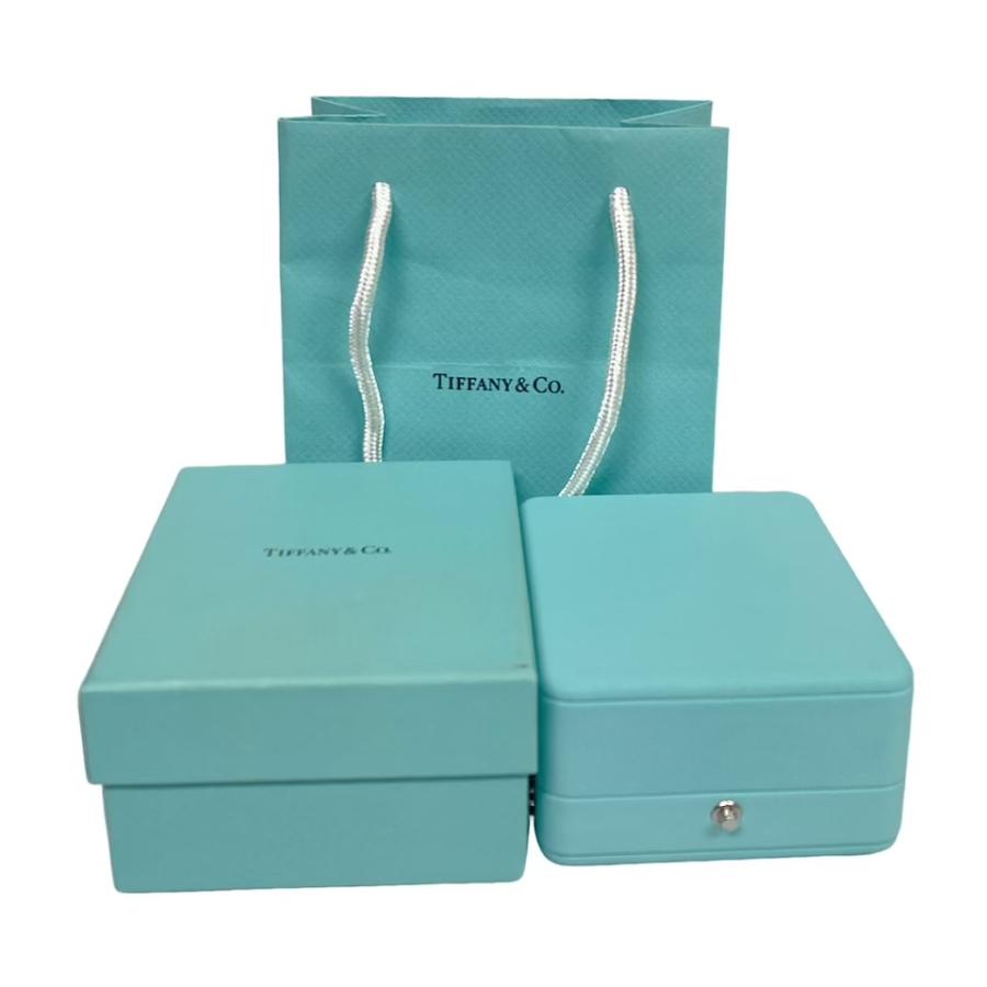 【美品】ティファニージュエリーボックス★空箱★ネックレスケース 紙袋付き TIFFANY&Co.（ティファニー） ケース 化粧箱 ネックレスケース 空箱