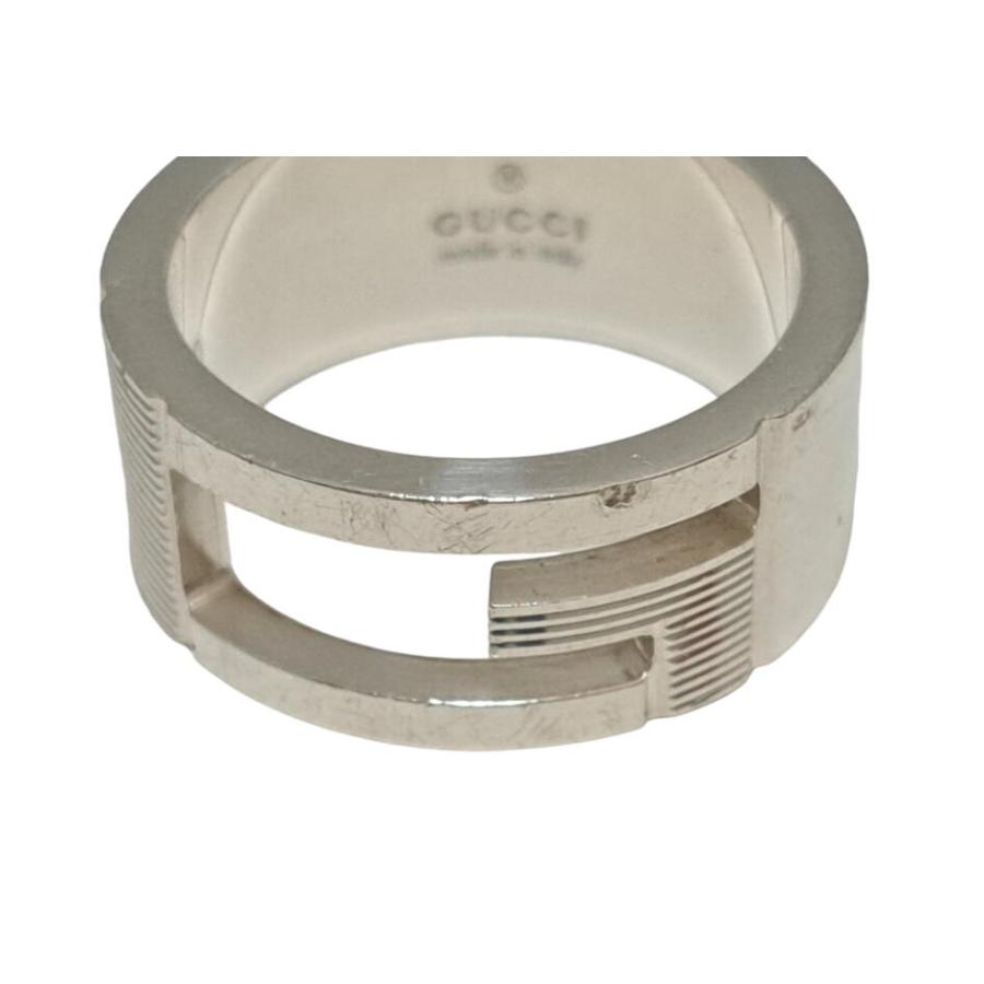 GUCCI（グッチ） リング 指輪 Gリング ＃10 シルバー 9号 ブランテッド