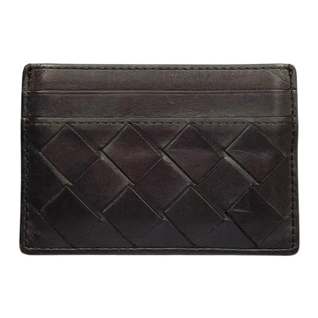 極美✨ボッテガヴェネタ カードケース 名刺入れ イントレチャート ブラウン BOTTEGA VENETA（ボッテガ・ヴェネタ） カードケース パスケース 名刺