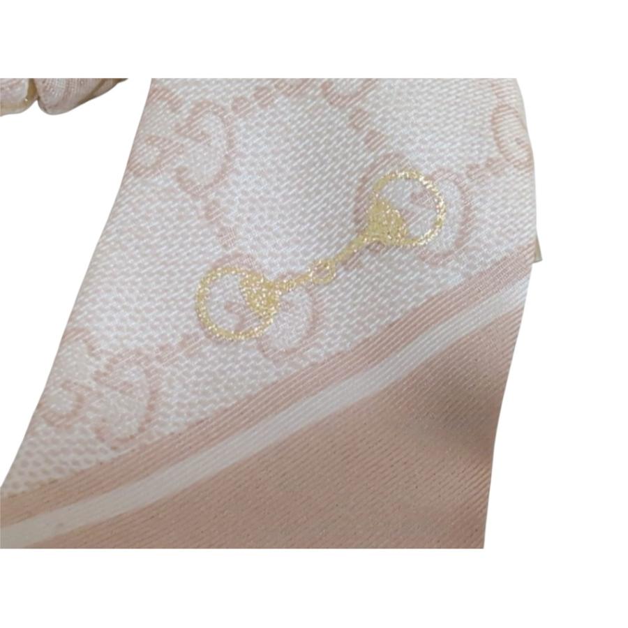 GUCCI（グッチ） 新品同様 GG シルク シュシュ 2個セット ピンク