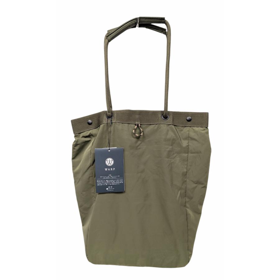 未使用 WARP トートバッグ カーキ ポリエステル トート