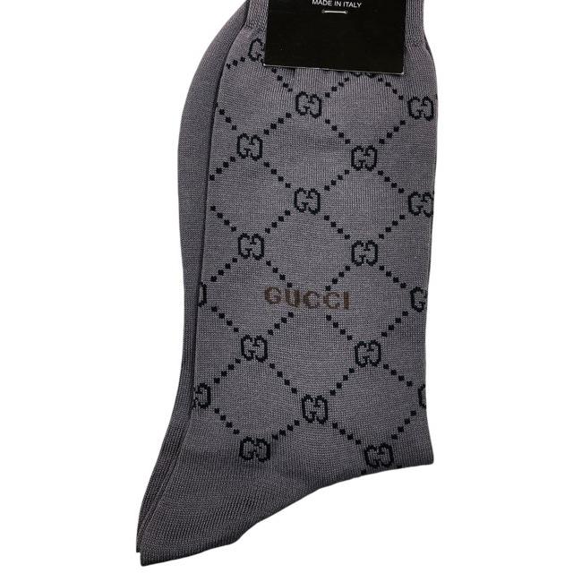 GUCCI 未使用 グッチ ソックス GG フリーサイズ GG柄 グレー GUCCI 未使用 グッチ ソックス GG フリーサイズ GG柄 グレー