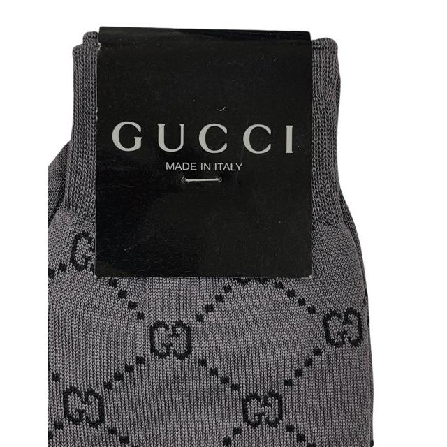 GUCCI 未使用 グッチ ソックス GG フリーサイズ GG柄 グレー GUCCI 未使用 グッチ ソックス GG フリーサイズ GG柄 グレー
