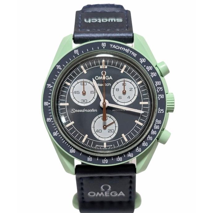 OMEGA×SWATCH Missionon Earth オメガスウォッチ中古品 OMEGA（オメガ） 腕時計 スウォッチ OMEGA×Swatch ミッション オン