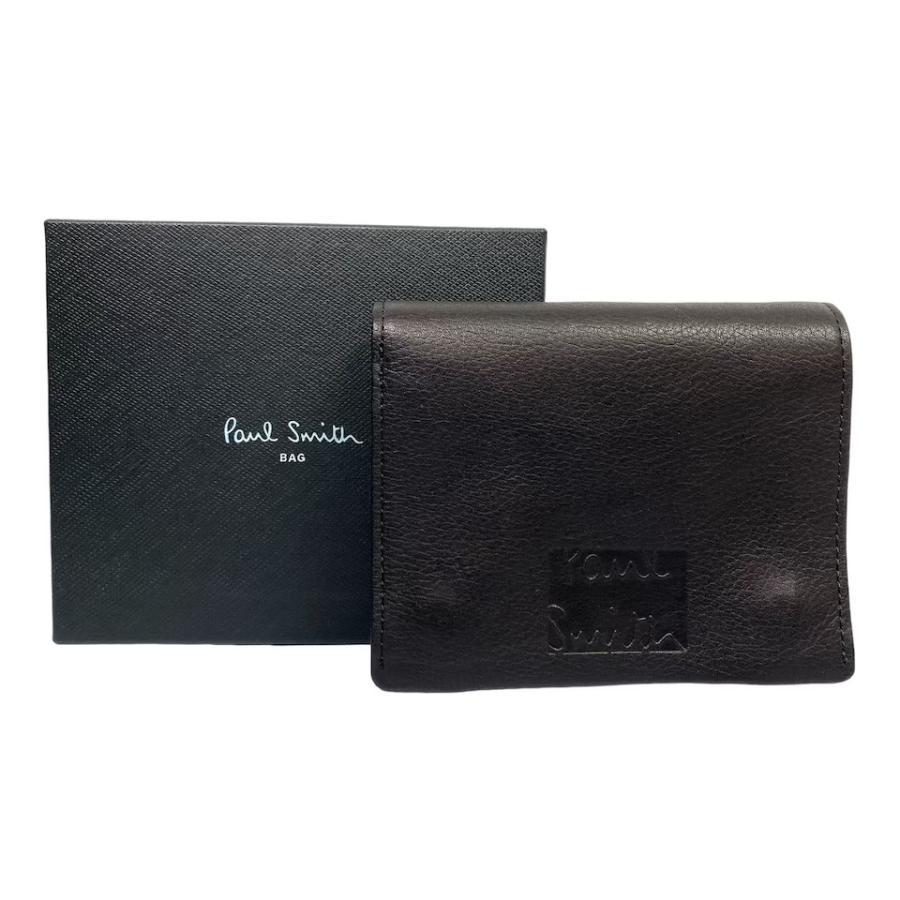 Paul Smith（ポール・スミス） 未使用 財布 レザー 二つ折り財布