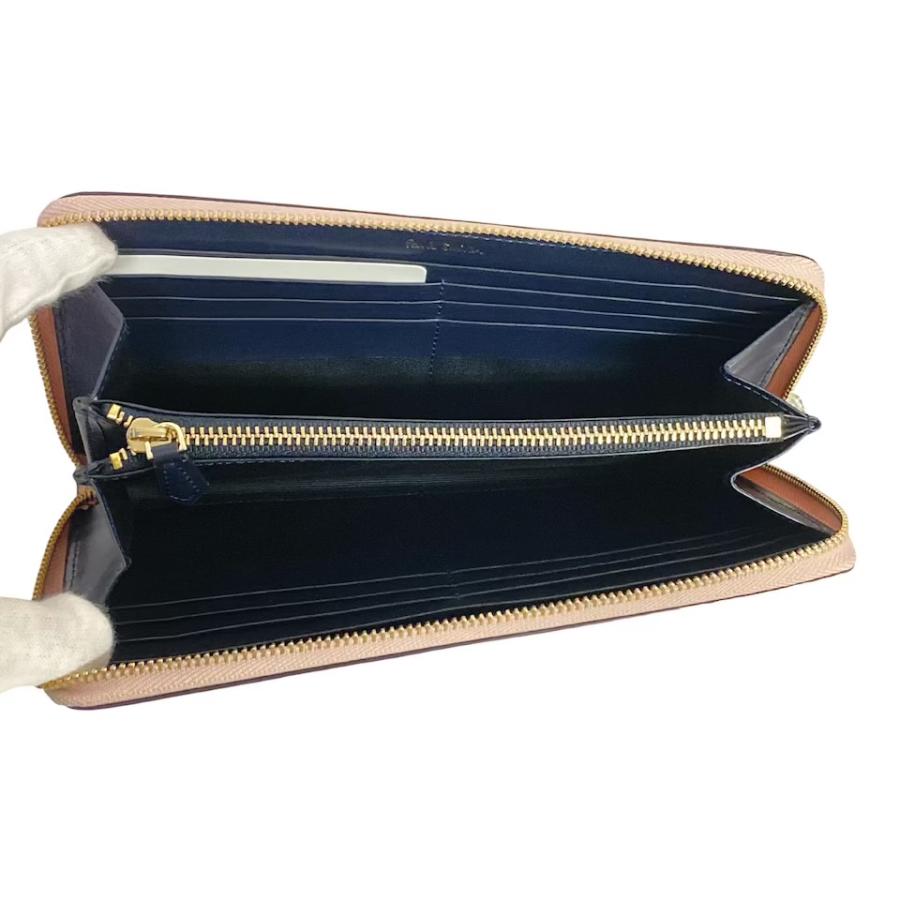 【新品未使用】ポールスミス　BPSエンボスレザー　ラウンドファスナー長財布 Paul Smith（ポール・スミス） 未使用 長財布 レザー 財布 ラウンド