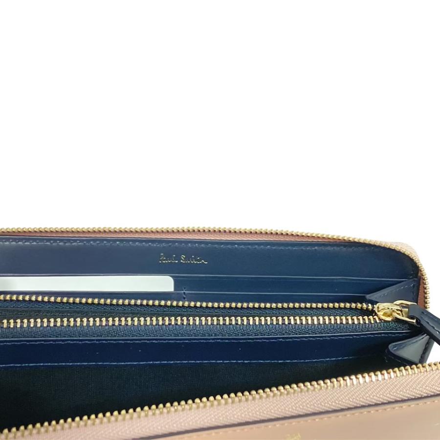 Paul Smith（ポール・スミス） 未使用 長財布 レザー 財布 ラウンド