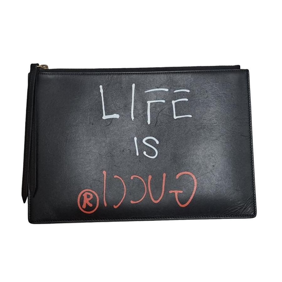 GUCCI グッチ ゴースト セカンドバッグ メンズ 445597 LIFE IS GUCCI グッチ ゴースト セカンドバッグ メンズ 445597 LIFE IS