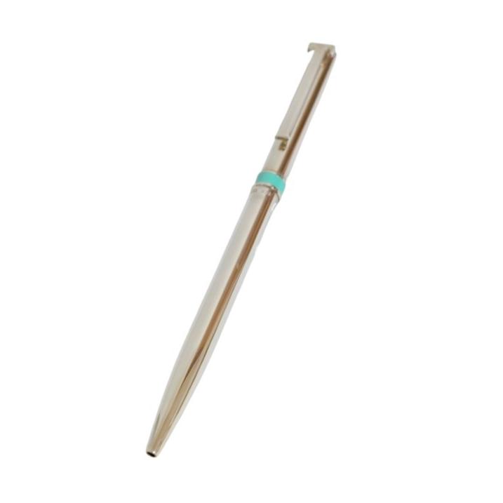 美品Tiffany&Co.ティファニー ブルー ボールペン Tクリップ 925 TIFFANY&Co.（ティファニー） 新品同様 ボールペン Tクリップ SV925
