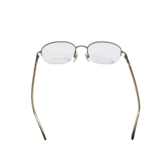 BVLGARI（ブルガリ） 未使用 訳あり 眼鏡フレーム メガネ ハーフリム