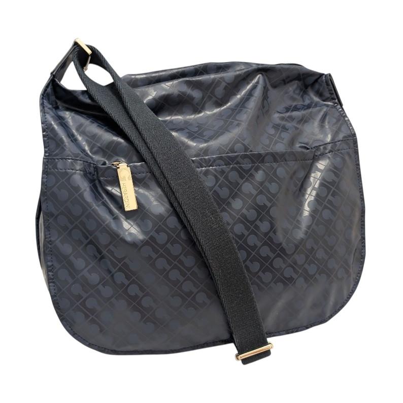 ゲラルディーニ ショルダーバッグ ソフティ ネイビー 斜め掛け 濃紺 GH0260 レディース 女性用 ODISSEY GHERARDINI 【中古】 GHERARDINI（ゲラルディーニ） ショルダーバッグ ソフティ ネイビー