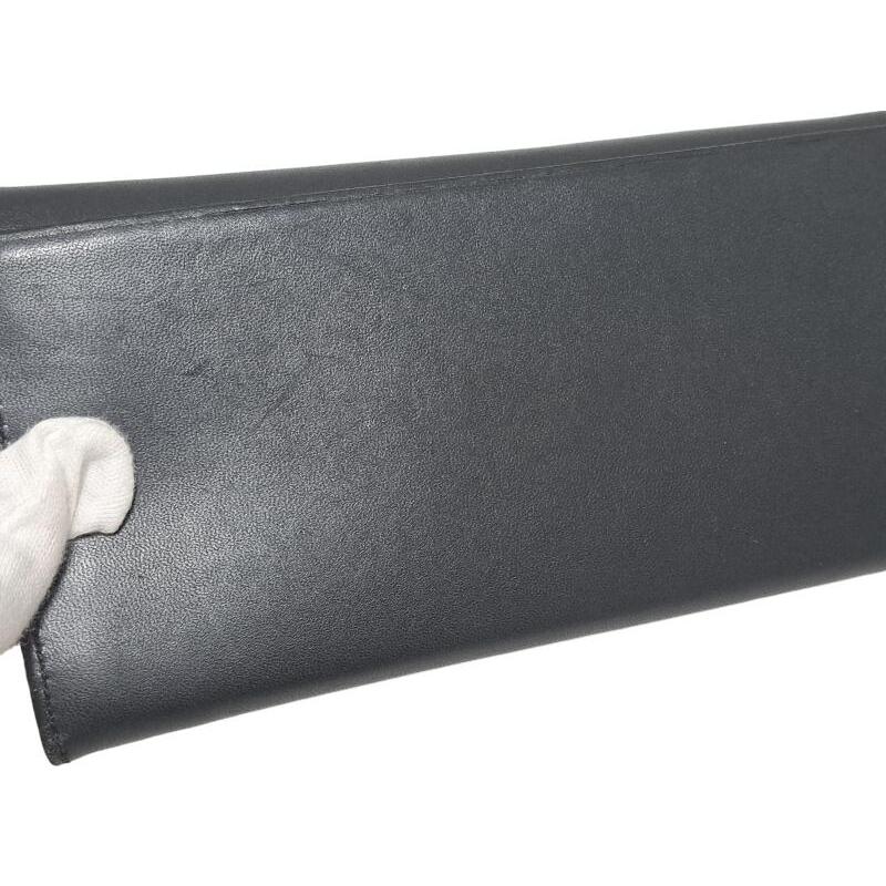 【未使用】ポールスミス ペタルプリントトリム 長財布 二つ折り 花柄 ブラック Paul Smith 未使用 ポールスミス 財布 長財布 ブラック 黒 花柄