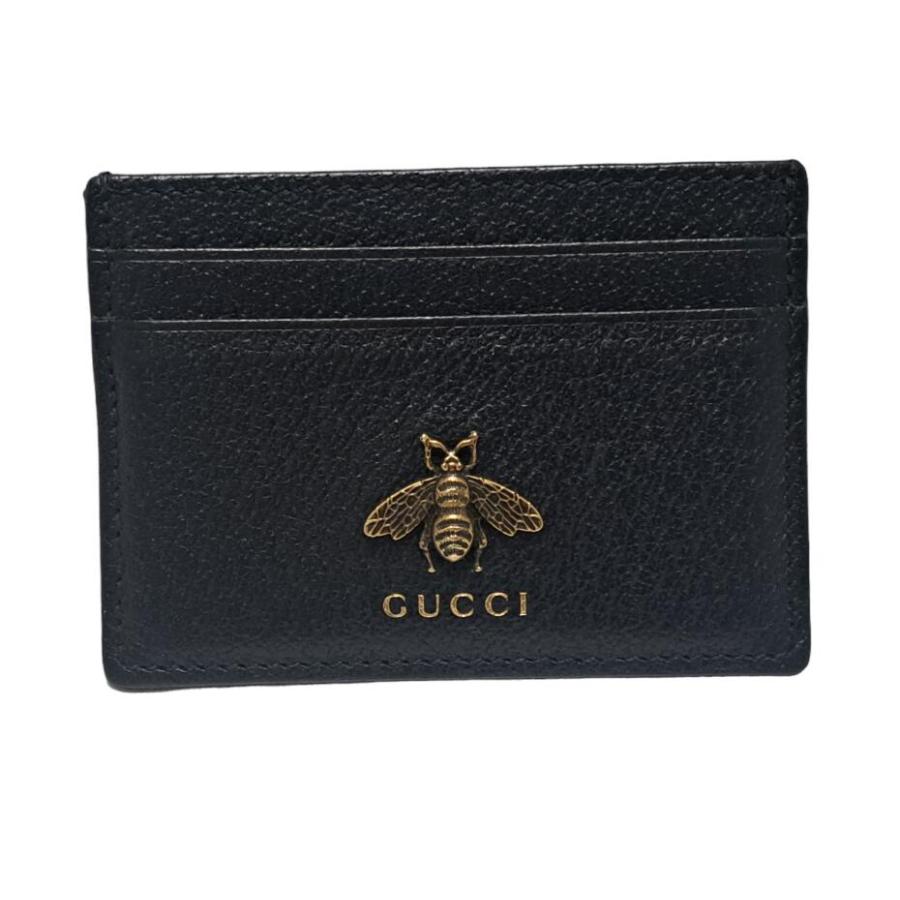 GUCCI グッチ カードケース アニマリエ レザー パスケース 523685 ビー 