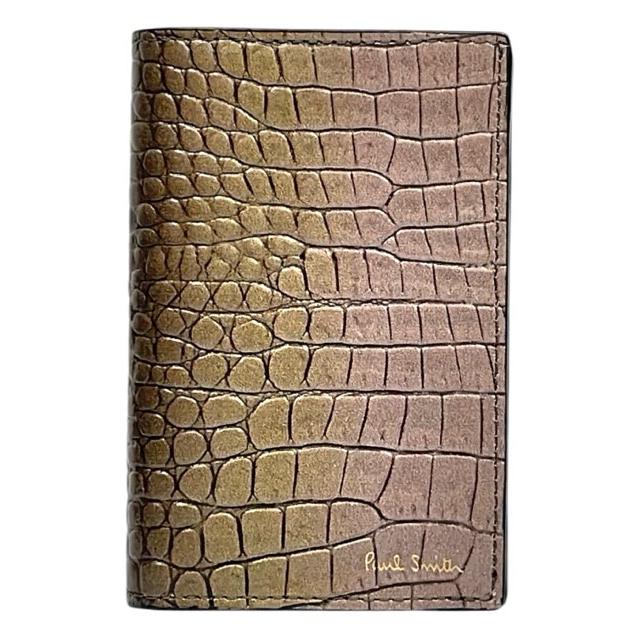 Paul Smith（ポール・スミス） 未使用 カードケース 二つ折り クロコ型