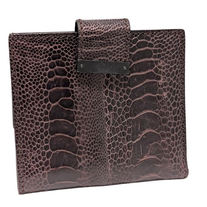 GUCCI（グッチ） 財布 両面財布 二つ折り オーストリッチ オースト