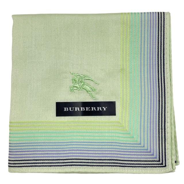 【美品】BURBERRY　バーバリー ブランケット グリーン サイズ140×70 美品】BURBERRY バーバリー ブランケット グリーン サイズ140×70 美品