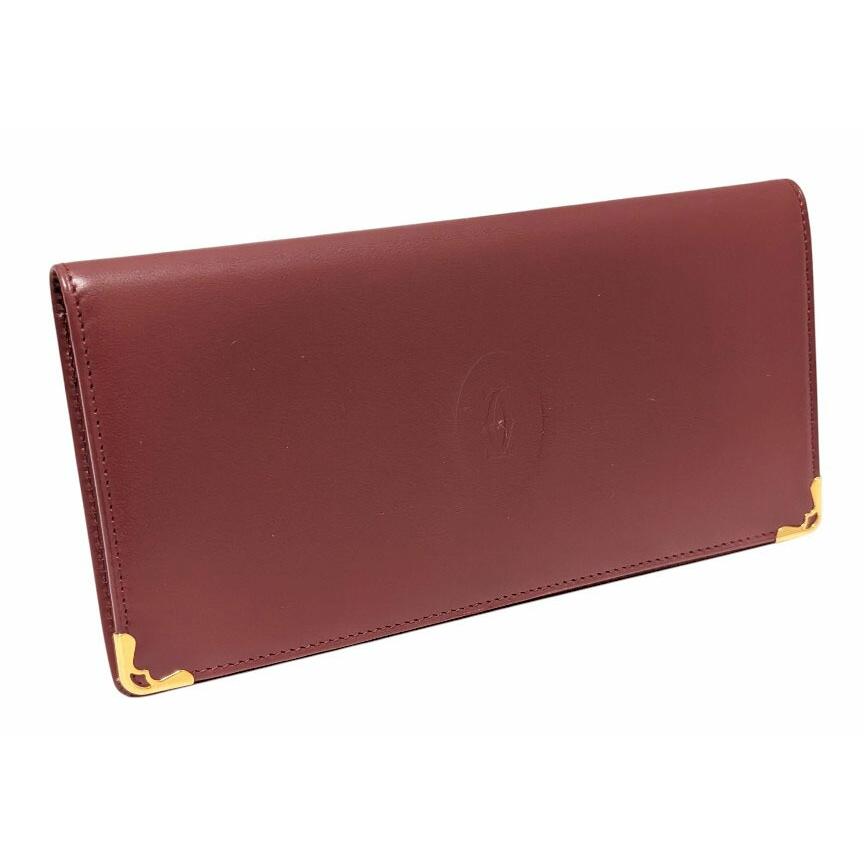 Cartier（カルティエ） マストライン 長財布 二つ折り長札入れ レザー