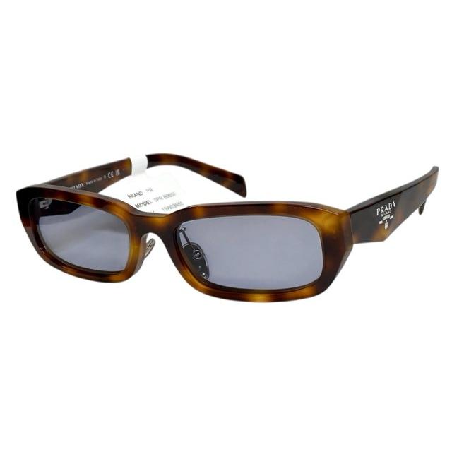 未使用 プラダ サングラス PRADA PR B06SF スクエア べっ甲柄 ブラウン ブラック 黒 レディース メンズ  ロゴ SUNGLASSES 【中古】 PRADA（プラダ） 未使用 サングラス PRADA PR B06SF スクエア べっ甲柄