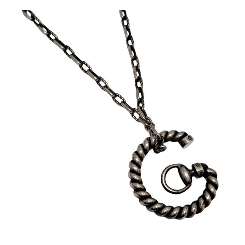 GUCCI グッチ ネックレス ホースビット ロングチェーン ペンダント 
