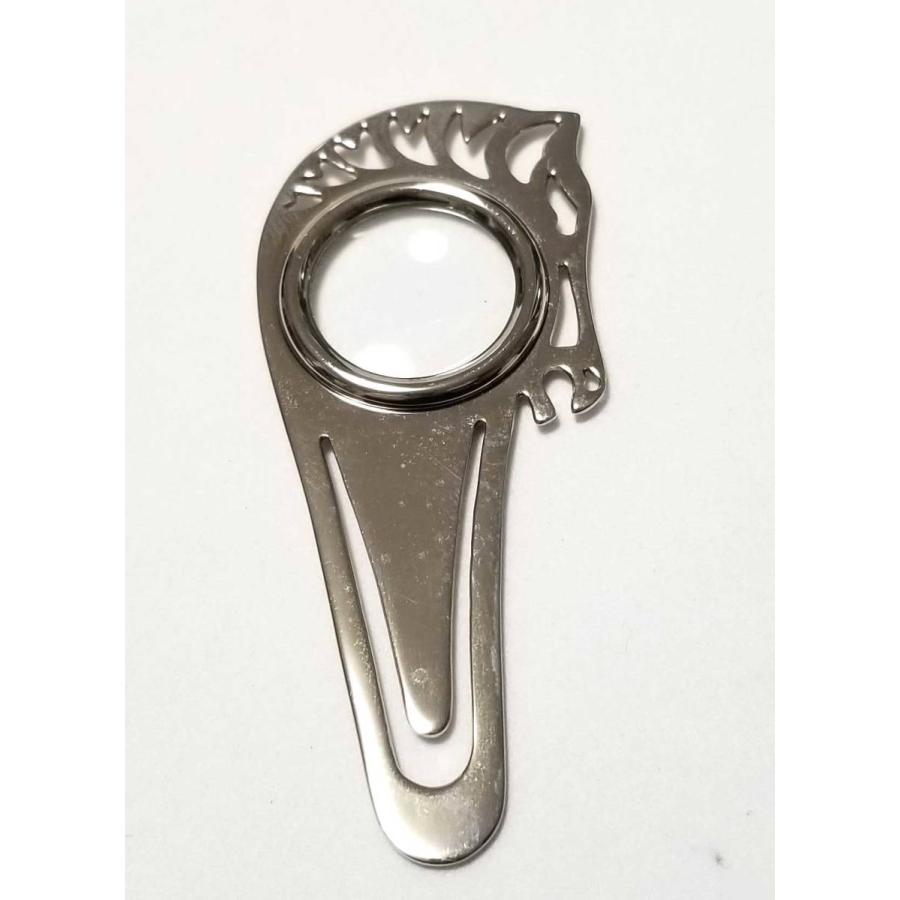 HERMES エルメス ブックマーク ルーペ 馬 しおり 栞 ホース 虫眼鏡  