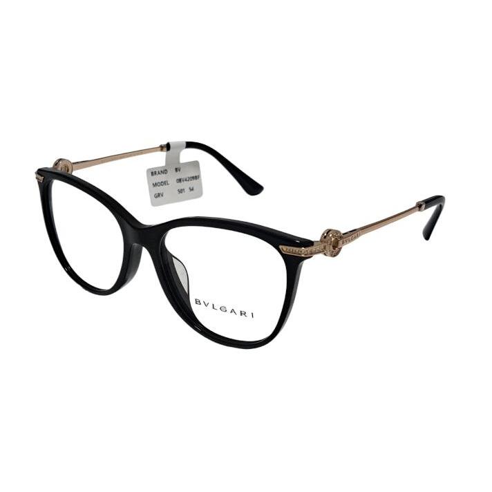 BVLGARI（ブルガリ） 未使用 メガネ 眼鏡フレーム 4209B ブラック 黒