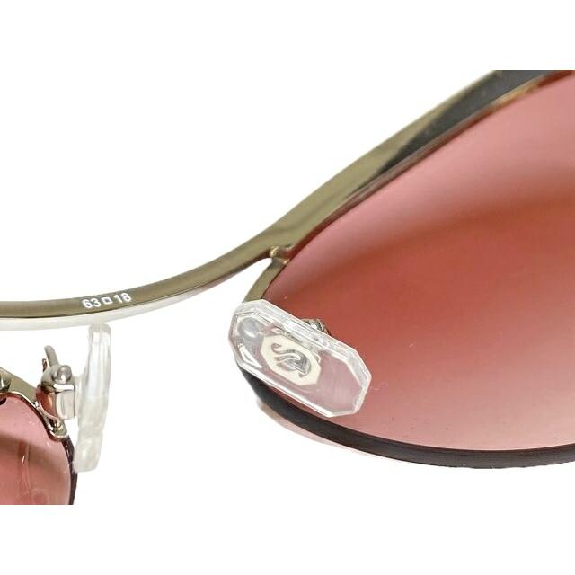 SWAROVSKI（スワロフスキー） 未使用 サングラス シルバー ピンク