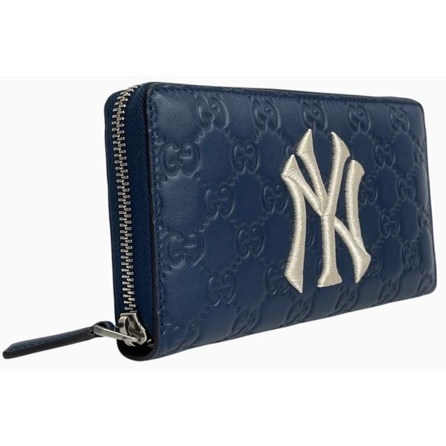 GUCCI（グッチ） 未使用 長財布 ヤンキース MLB メジャー 刺繍 レザー